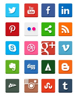 Simple-Flat-Social-Media-Icons